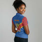 Africa DR of the Congo Personalized Women Polo Shirt Flag Style - African Pride