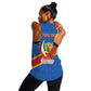 Africa DR of the Congo Personalized Women Racerback Tank Flag Style - African Pride