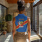Africa DR of the Congo Personalized Women Sleeveless Polo Shirt Flag Style - African Pride