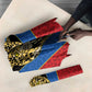 Africa DR Congo Football Custom Umbrella Blue Leopard Skin Pattern