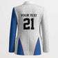Africa DR Congo Football Custom Blazer White Leopard Skin Pattern