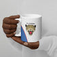 Africa DR Congo Football Custom Ceramic Mug White Leopard Skin Pattern