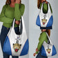 Africa DR Congo Football Custom Grocery Bag White Leopard Skin Pattern - African Pride