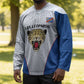 Africa DR Congo Football Custom Hockey Jersey White Leopard Skin Pattern