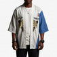 Africa DR Congo Football Custom Kimono White Leopard Skin Pattern