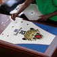 Africa DR Congo Football Custom Puzzle White Leopard Skin Pattern