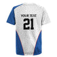 Africa DR Congo Football Custom Rugby Jersey White Leopard Skin Pattern - African Pride