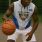 Africa DR Congo Football Custom Sleeveless Zip Hoodie White Leopard Skin Pattern - African Pride