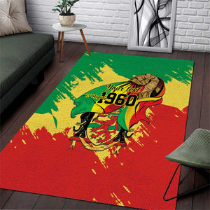 Republic of The Congo Independence Day Personalized Area Rug Congo-Brazzaville Since 1960 - African Pride