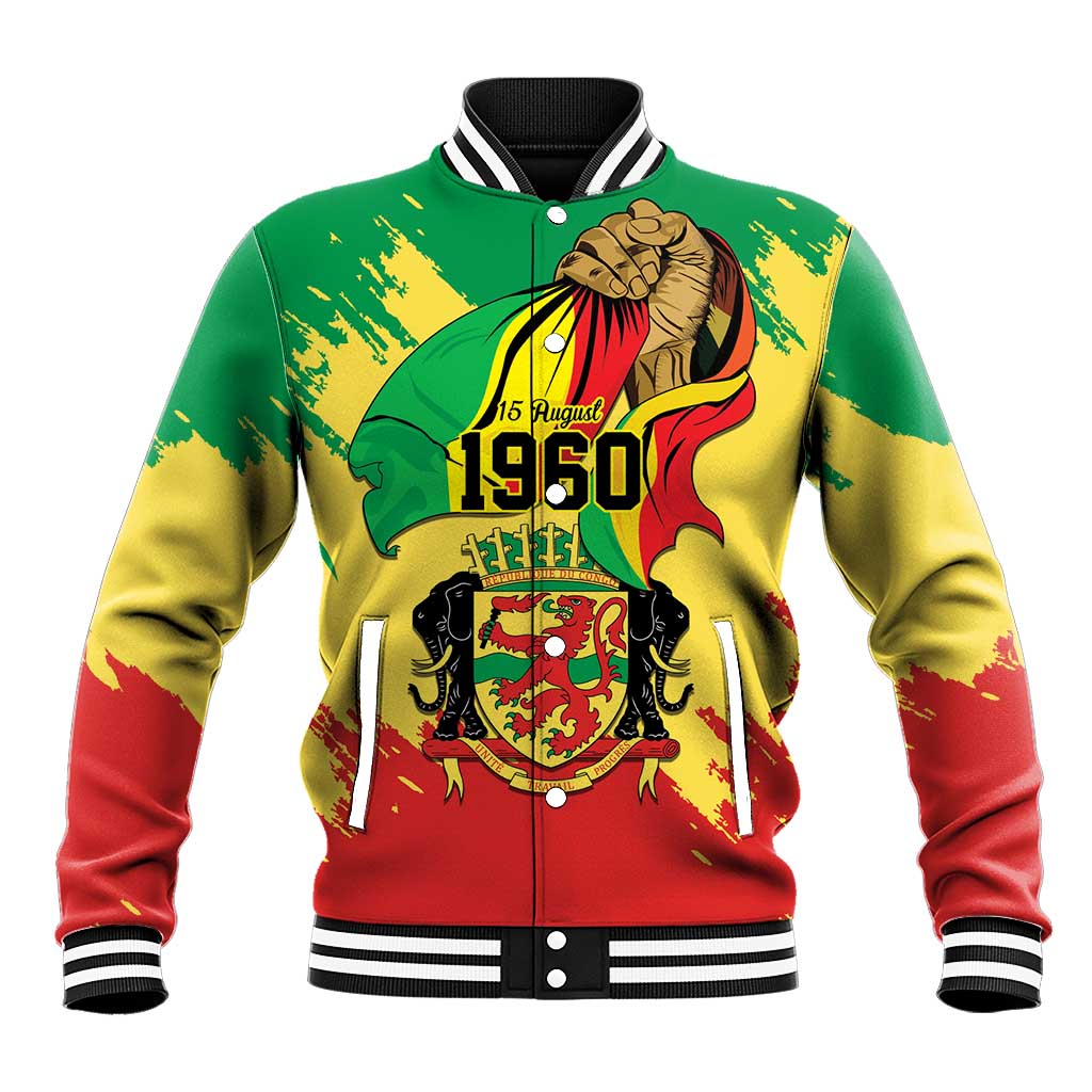 Republic of The Congo Independence Day Personalized Baseball Jacket Congo-Brazzaville Since 1960 - African Pride
