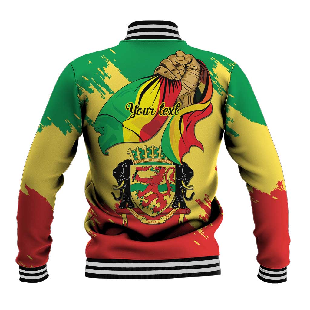 Republic of The Congo Independence Day Personalized Baseball Jacket Congo-Brazzaville Since 1960 - African Pride