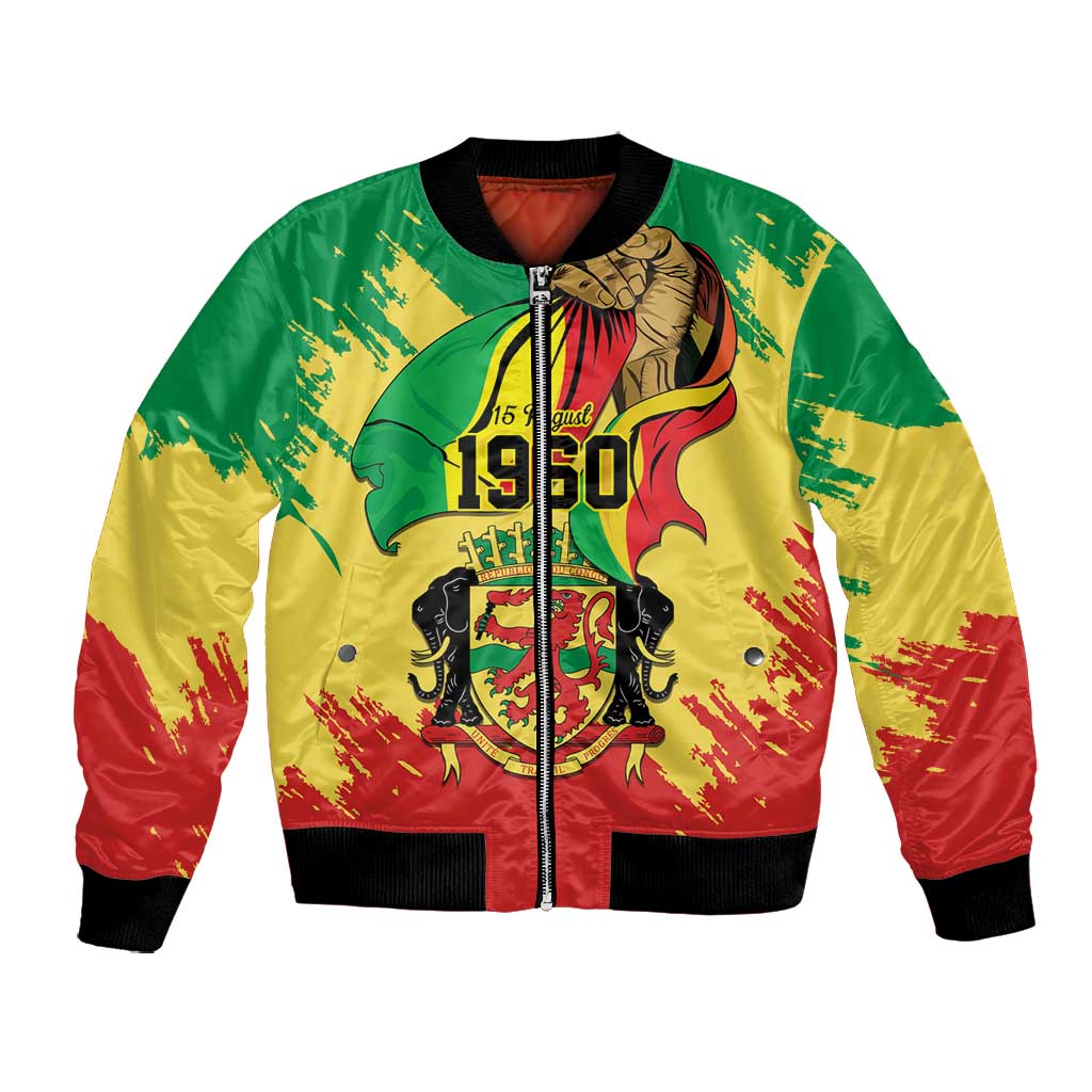 Republic of The Congo Independence Day Personalized Bomber Jacket Congo-Brazzaville Since 1960 - African Pride