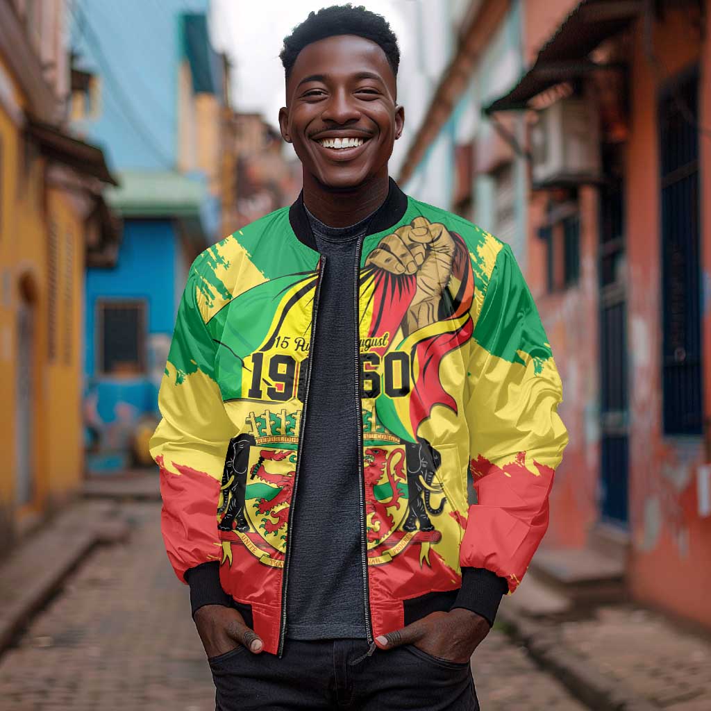 Republic of The Congo Independence Day Personalized Bomber Jacket Congo-Brazzaville Since 1960 - African Pride