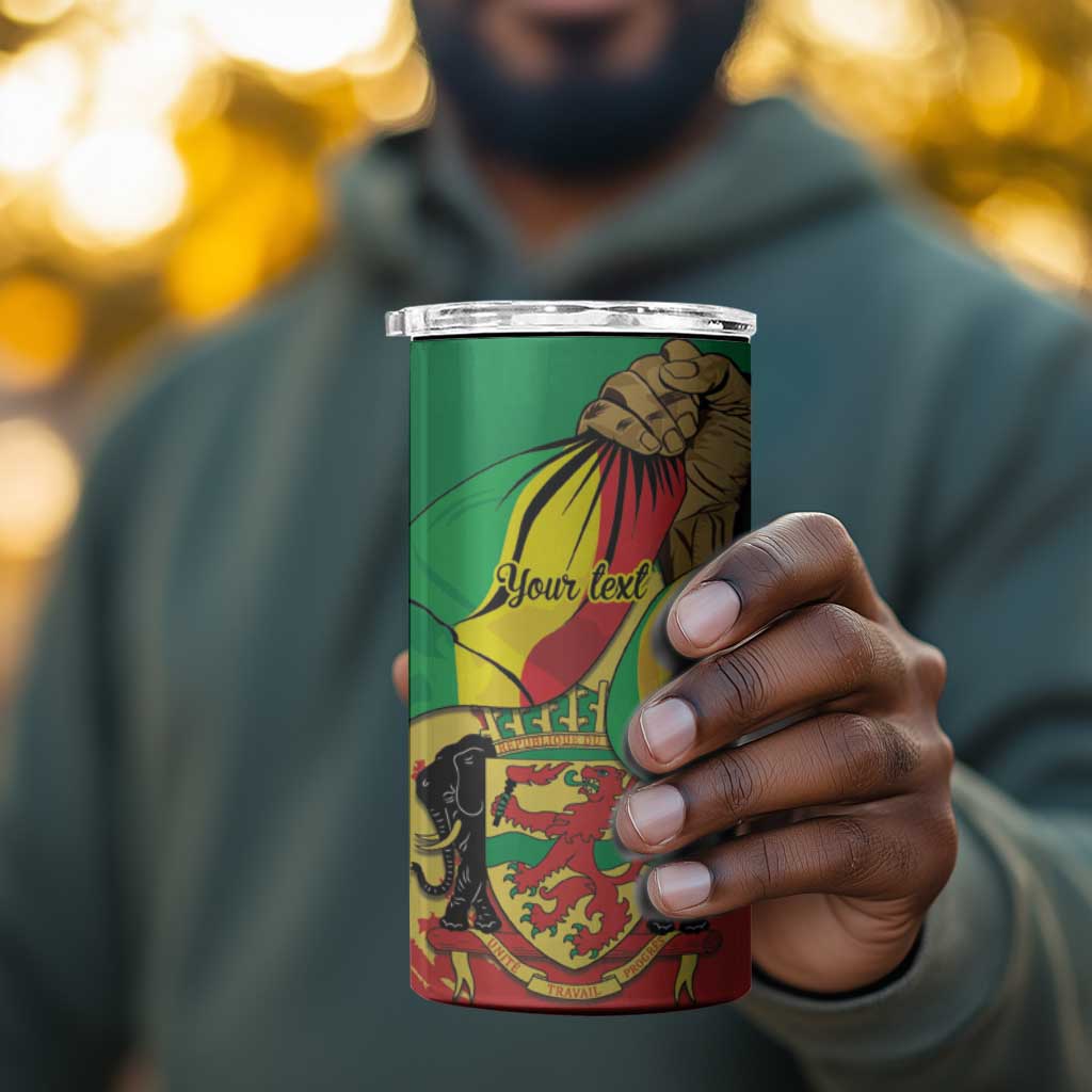 Republic of The Congo Independence Day Personalized 4 in 1 Can Cooler Tumbler Congo-Brazzaville Since 1960 - African Pride