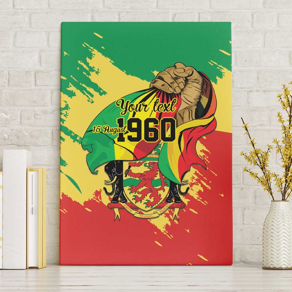 Republic of The Congo Independence Day Personalized Canvas Wall Art Congo-Brazzaville Since 1960 - African Pride