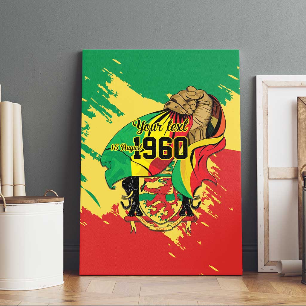 Republic of The Congo Independence Day Personalized Canvas Wall Art Congo-Brazzaville Since 1960 - African Pride