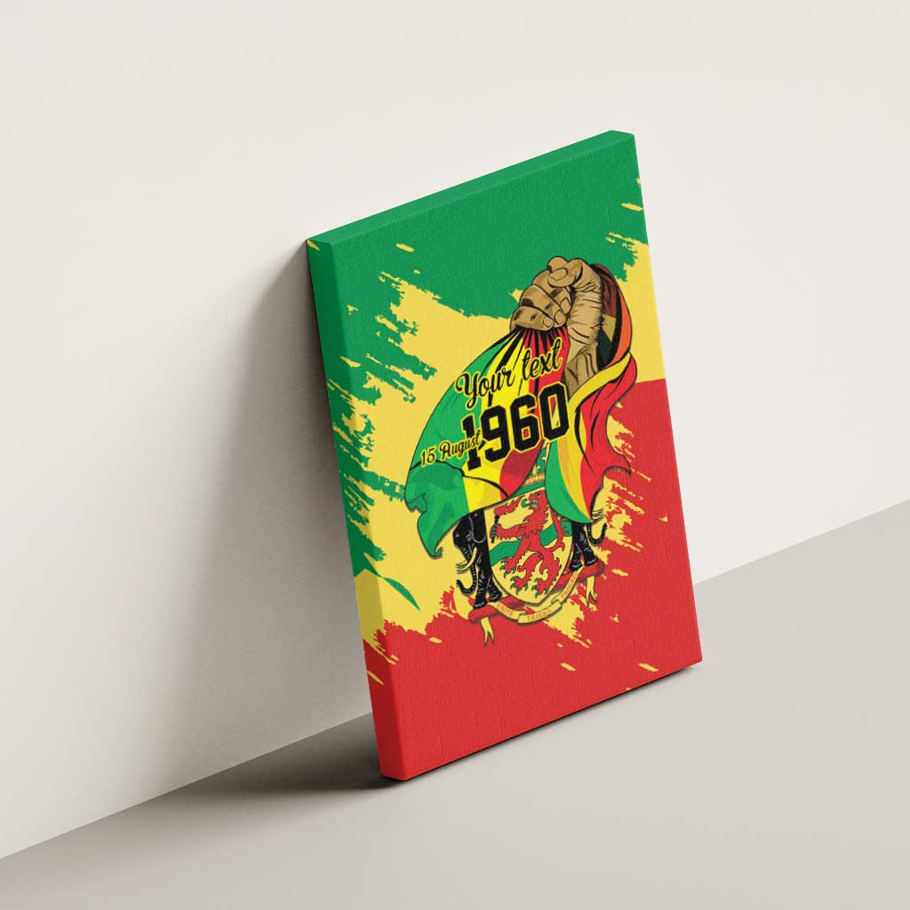 Republic of The Congo Independence Day Personalized Canvas Wall Art Congo-Brazzaville Since 1960 - African Pride