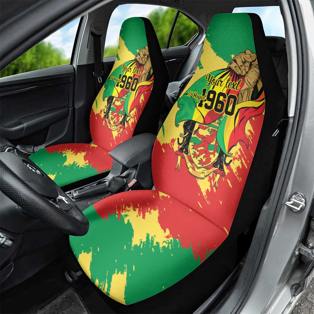 Republic of The Congo Independence Day Personalized Car Seat Cover Congo-Brazzaville Since 1960 - African Pride