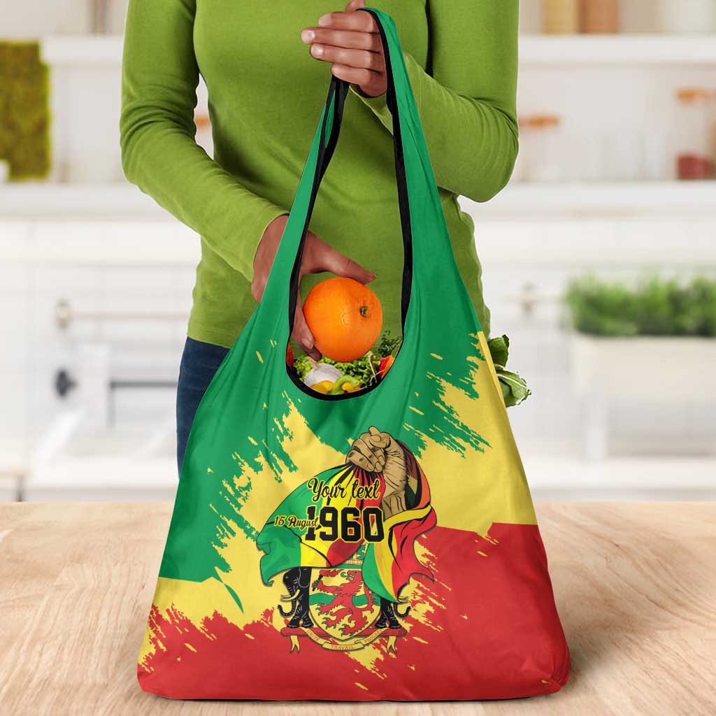 Republic of The Congo Independence Day Personalized Grocery Bag Congo-Brazzaville Since 1960 - African Pride