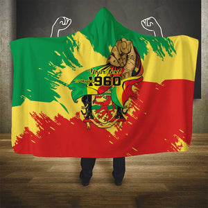 Republic of The Congo Independence Day Personalized Hooded Blanket Congo-Brazzaville Since 1960 - African Pride