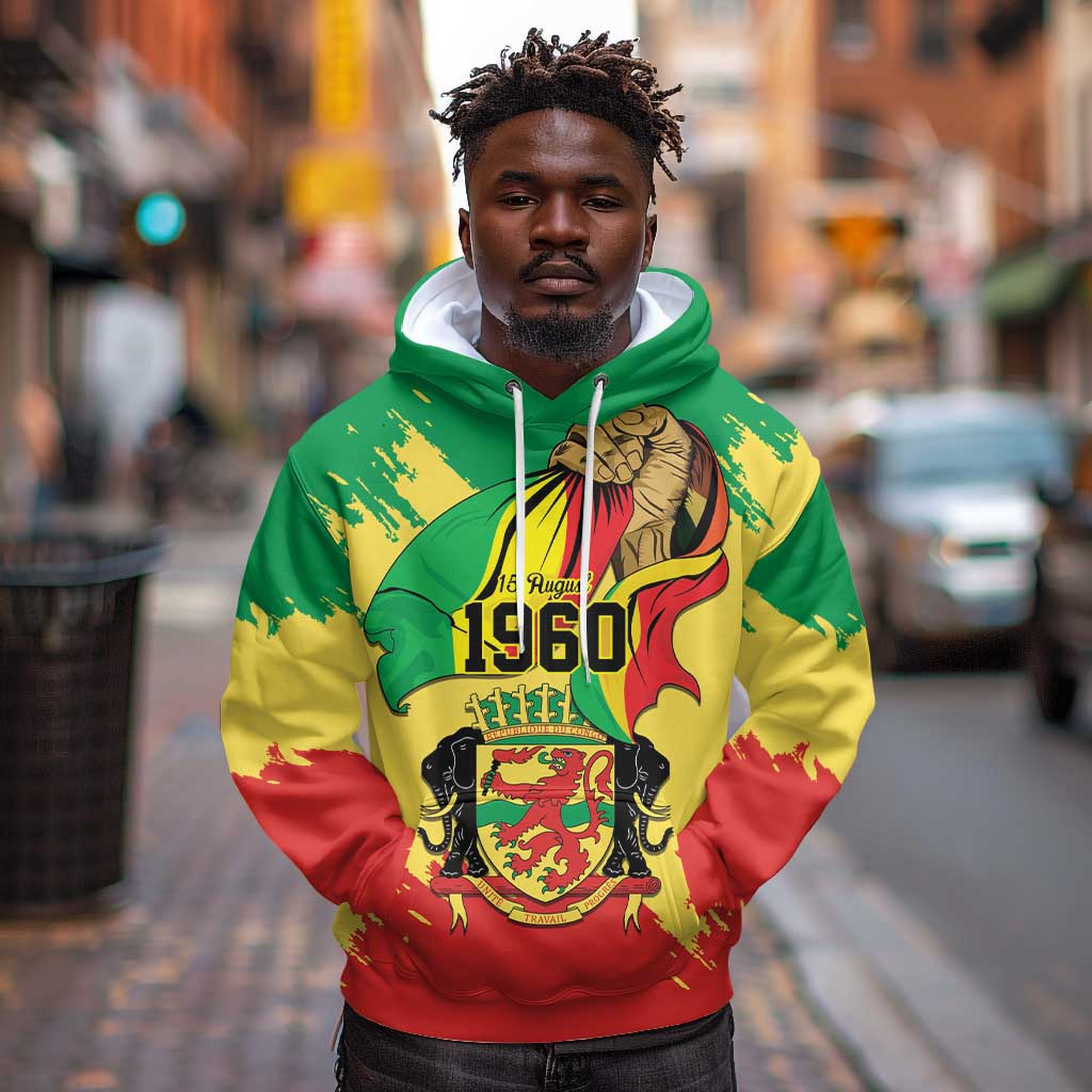 Republic of The Congo Independence Day Personalized Hoodie Congo-Brazzaville Since 1960 - African Pride