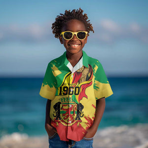 Republic of The Congo Independence Day Personalized Kid Hawaiian Shirt Congo-Brazzaville Since 1960 - African Pride