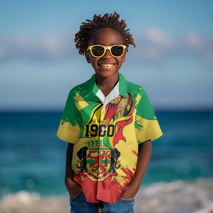 Republic of The Congo Independence Day Personalized Kid Hawaiian Shirt Congo-Brazzaville Since 1960 - African Pride