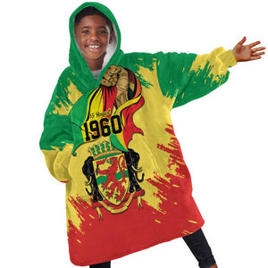 Republic of The Congo Independence Day Personalized Kid Wearable Blanket Hoodie Congo-Brazzaville Since 1960 - African Pride