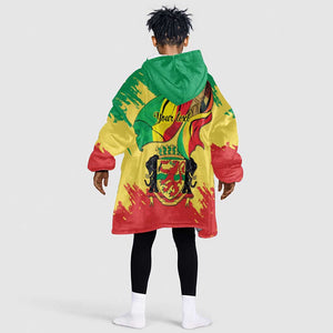Republic of The Congo Independence Day Personalized Kid Wearable Blanket Hoodie Congo-Brazzaville Since 1960 - African Pride