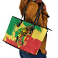 Republic of The Congo Independence Day Personalized Leather Tote Bag Congo-Brazzaville Since 1960 - African Pride