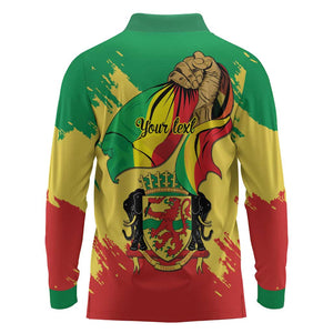 Republic of The Congo Independence Day Personalized Long Sleeve Polo Shirt Congo-Brazzaville Since 1960 - African Pride