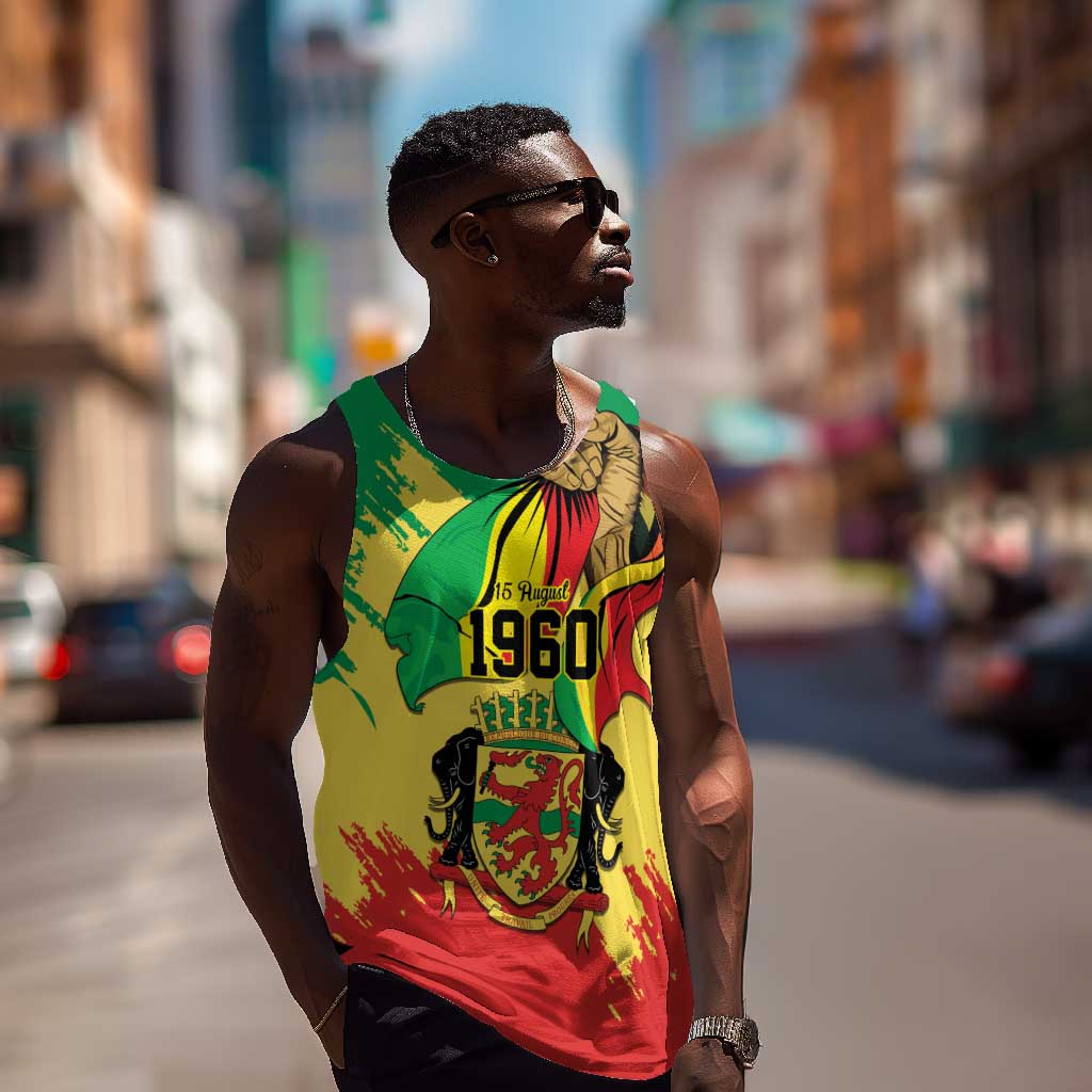 Republic of The Congo Independence Day Personalized Men Tank Top Congo-Brazzaville Since 1960 - African Pride
