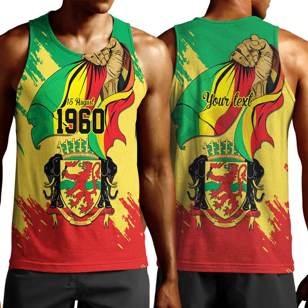 Republic of The Congo Independence Day Personalized Men Tank Top Congo-Brazzaville Since 1960 - African Pride