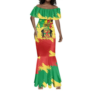 Republic of The Congo Independence Day Personalized Mermaid Dress Congo-Brazzaville Since 1960 - African Pride