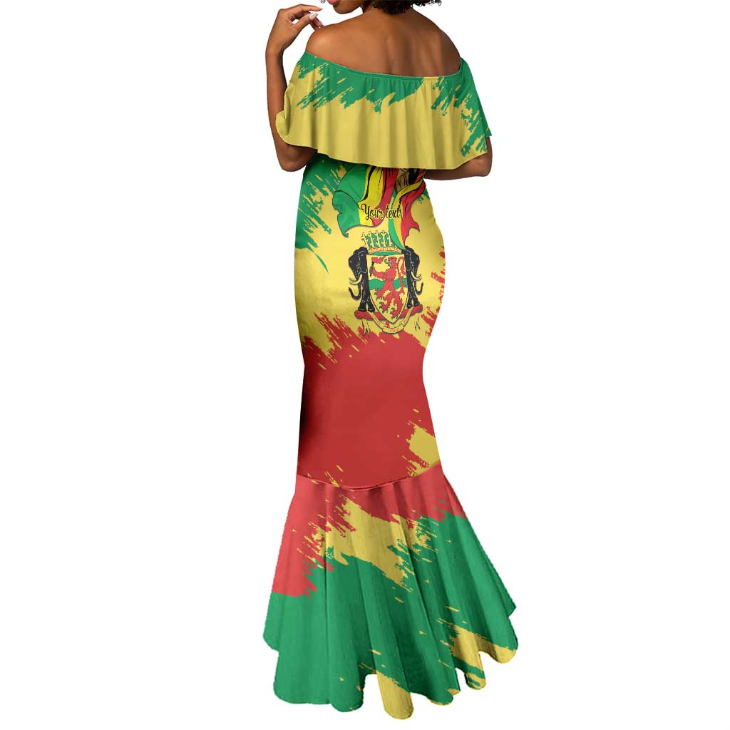 Republic of The Congo Independence Day Personalized Mermaid Dress Congo-Brazzaville Since 1960 - African Pride