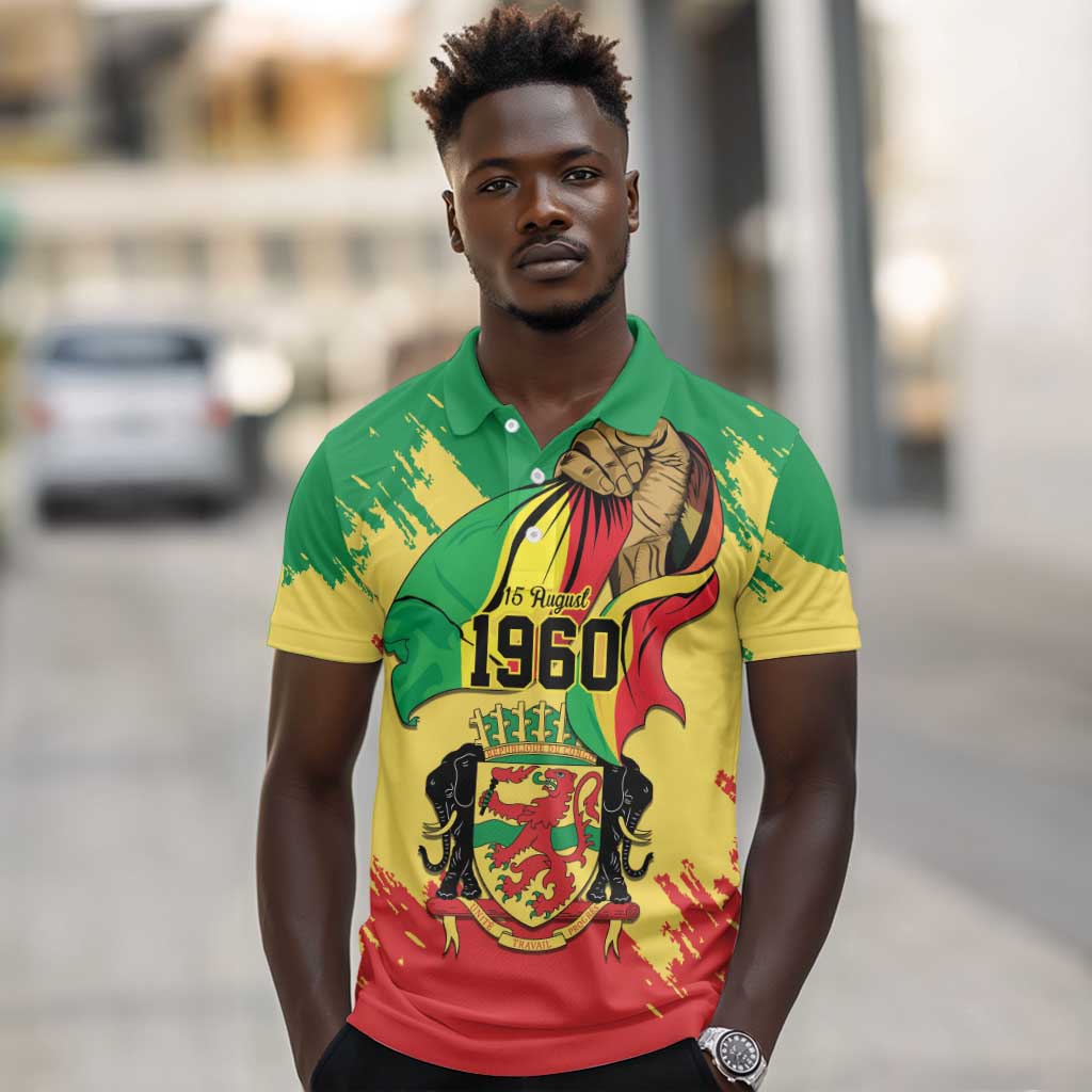 Republic of The Congo Independence Day Personalized Polo Shirt Congo-Brazzaville Since 1960 - African Pride