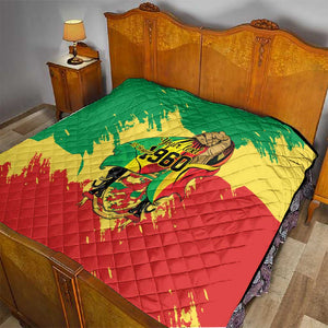 Republic of The Congo Independence Day Personalized Quilt Congo-Brazzaville Since 1960 - African Pride