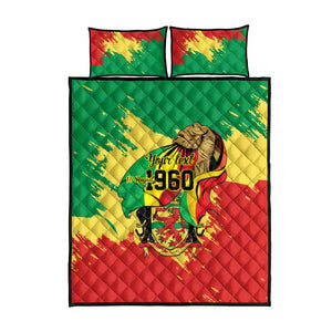 Republic of The Congo Independence Day Personalized Quilt Bed Set Congo-Brazzaville Since 1960 - African Pride