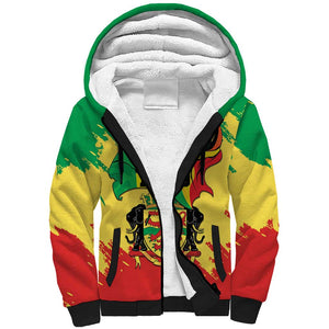 Republic of The Congo Independence Day Personalized Sherpa Hoodie Congo-Brazzaville Since 1960 - African Pride