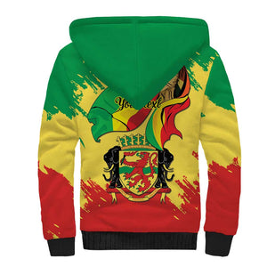 Republic of The Congo Independence Day Personalized Sherpa Hoodie Congo-Brazzaville Since 1960 - African Pride