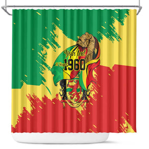 Republic of The Congo Independence Day Personalized Shower Curtain Congo-Brazzaville Since 1960 - African Pride