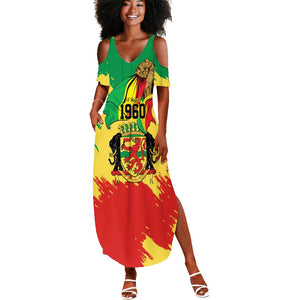 Republic of The Congo Independence Day Personalized Summer Maxi Dress Congo-Brazzaville Since 1960 - African Pride