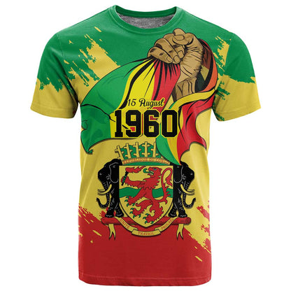 Republic of The Congo Independence Day Personalized T shirt Congo-Brazzaville Since 1960 - African Pride
