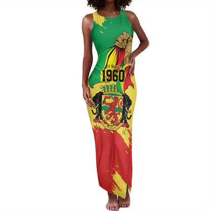 Republic of The Congo Independence Day Personalized Tank Maxi Dress Congo-Brazzaville Since 1960 - African Pride