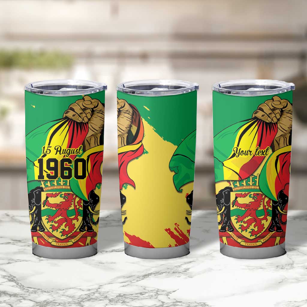 Republic of The Congo Independence Day Personalized Tumbler Cup Congo-Brazzaville Since 1960 - African Pride