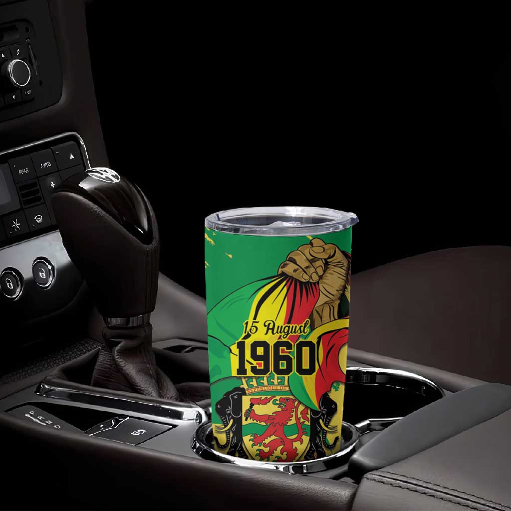 Republic of The Congo Independence Day Personalized Tumbler Cup Congo-Brazzaville Since 1960 - African Pride