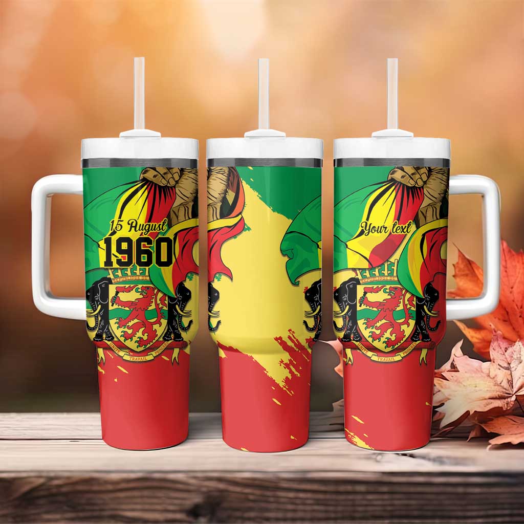 Republic of The Congo Independence Day Personalized Tumbler With Handle Congo-Brazzaville Since 1960 - African Pride