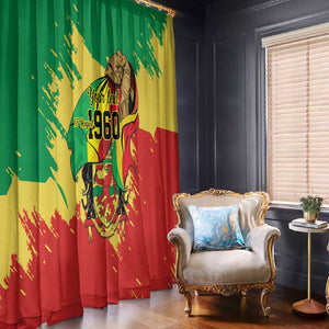 Republic of The Congo Independence Day Personalized Window Curtain Congo-Brazzaville Since 1960 - African Pride