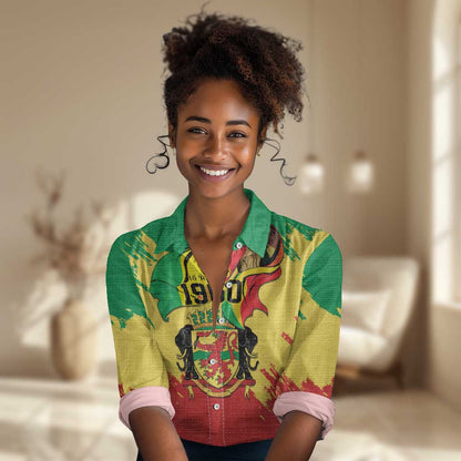 Republic of The Congo Independence Day Personalized Women Casual Shirt Congo-Brazzaville Since 1960 - African Pride