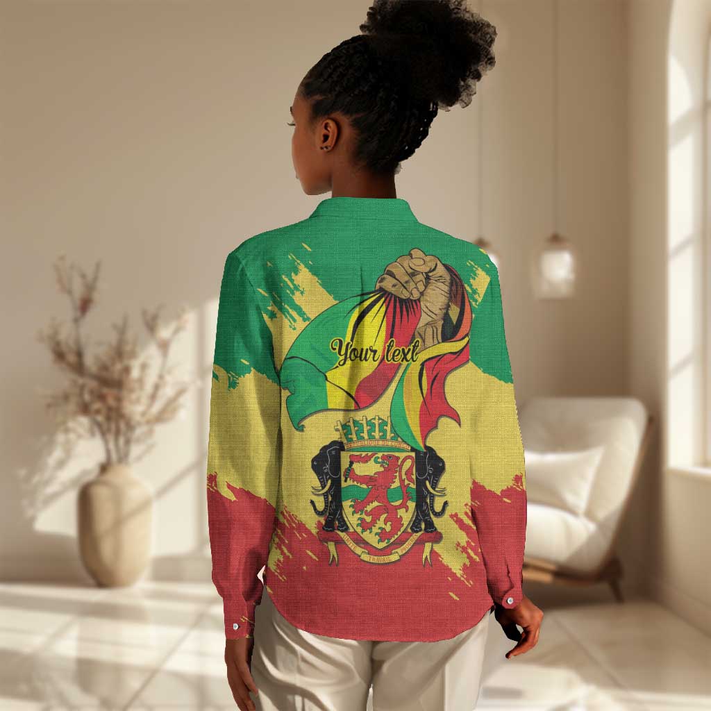 Republic of The Congo Independence Day Personalized Women Casual Shirt Congo-Brazzaville Since 1960 - African Pride
